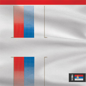 Serbia Soccer Flag Cochlear Nucleus 5 Sound Processor Skin